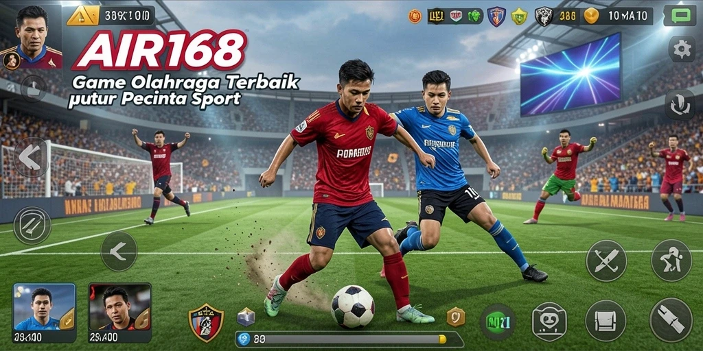 Tampilan menarik dari gameplay <strong>AIR168</strong> yang penuh aksi olahraga.