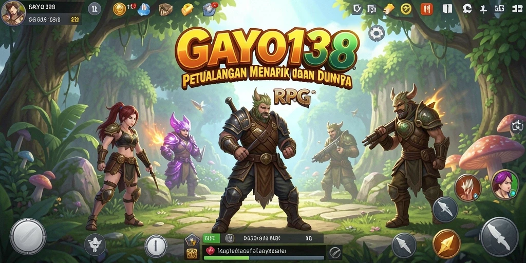 Gameplay seru GAYO138 dalam dunia RPG yang luas.