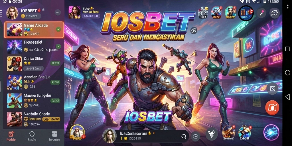 Tampilan gameplay seru dalam IOSBET yang penuh tantangan.