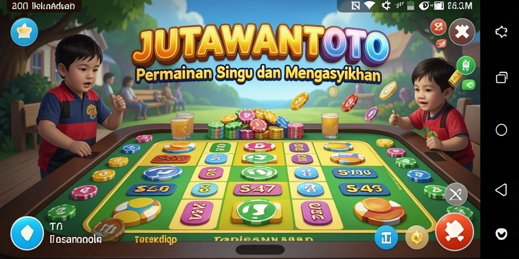 Tampilan seru dari gameplay Bingo di JUTAWANTOTO.