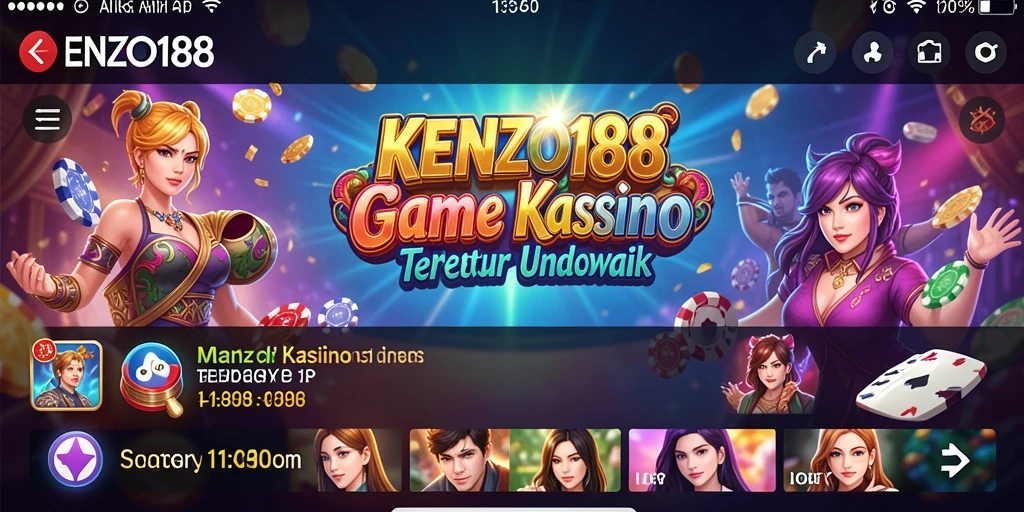 Screenshot KENZO188 menampilkan gameplay memukau dengan fitur kasino yang mengasyikkan.