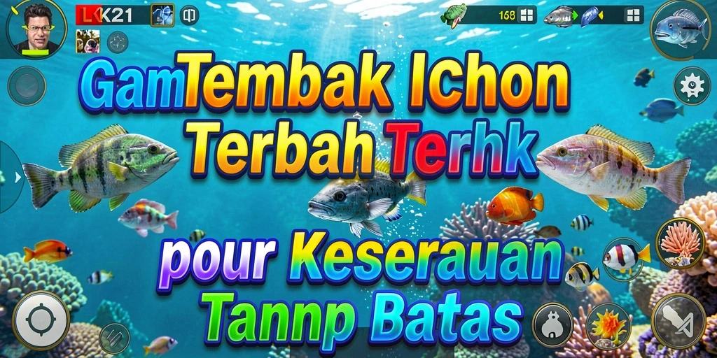 Tangkapan layar LK21 memperlihatkan gameplay seru Tembak Ikan.