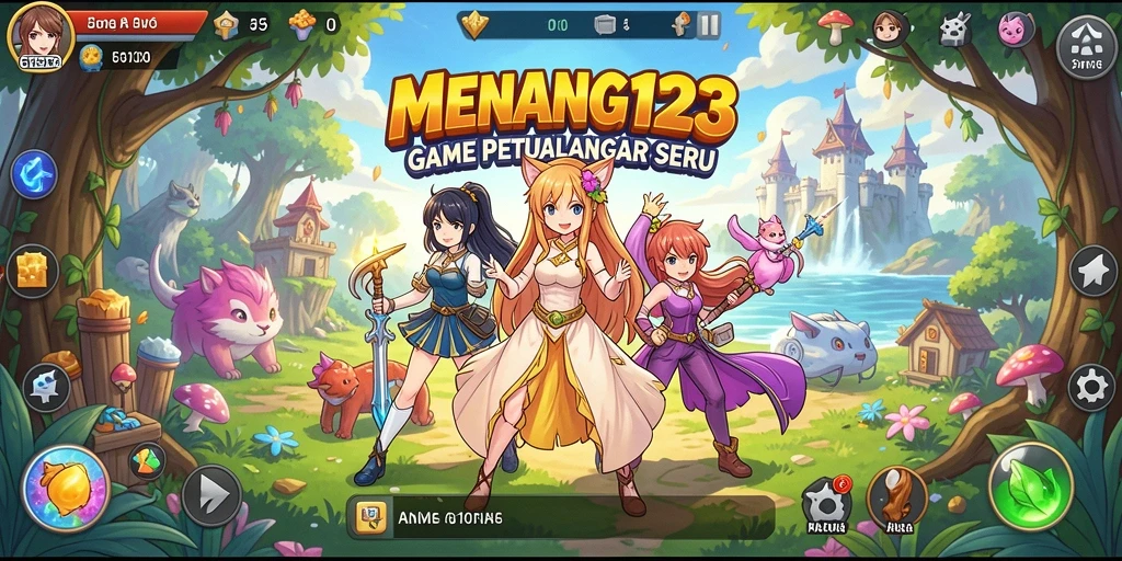 Tampilan gameplay seru dan dinamis di MENANG123.