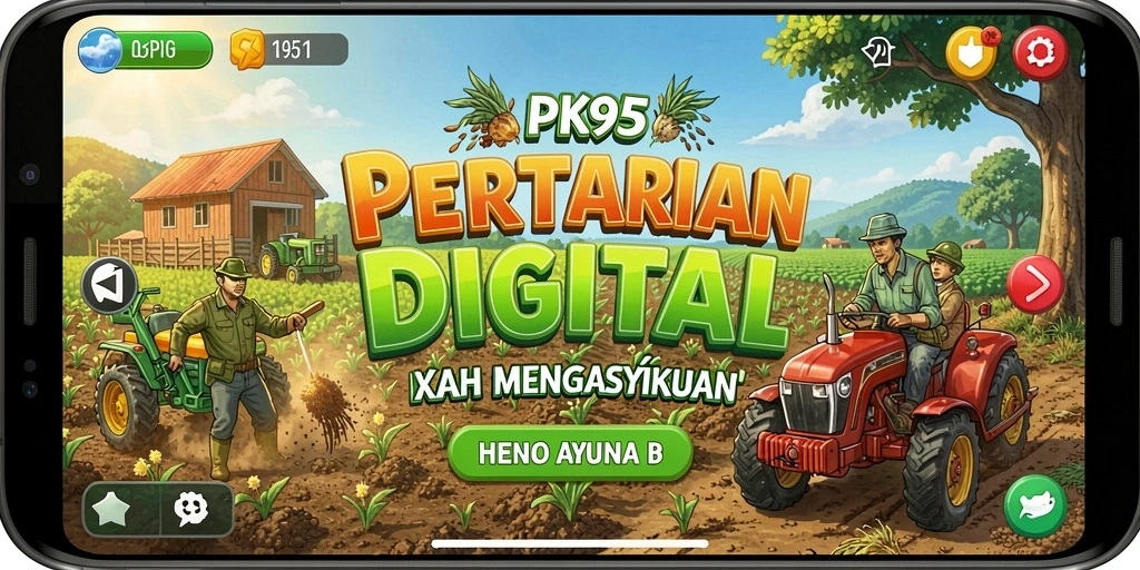 Tampilan gameplay PK95 yang menarik dan interaktif.
