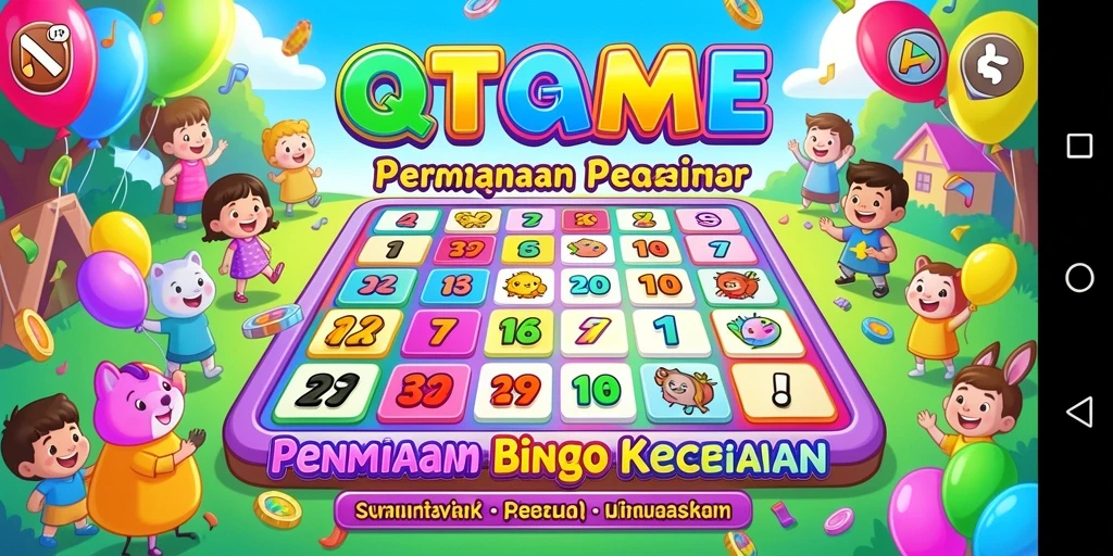 Screenshot gameplay Bingo QTGAME yang menarik dan mengasyikkan.