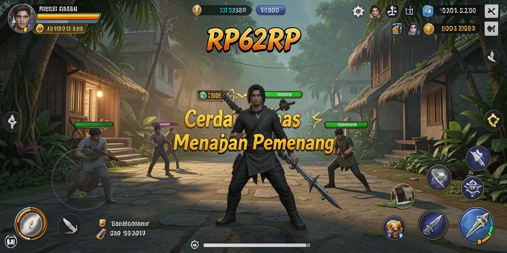 Tampilan gameplay RP62RP yang penuh aksi dan strategi mendebarkan.