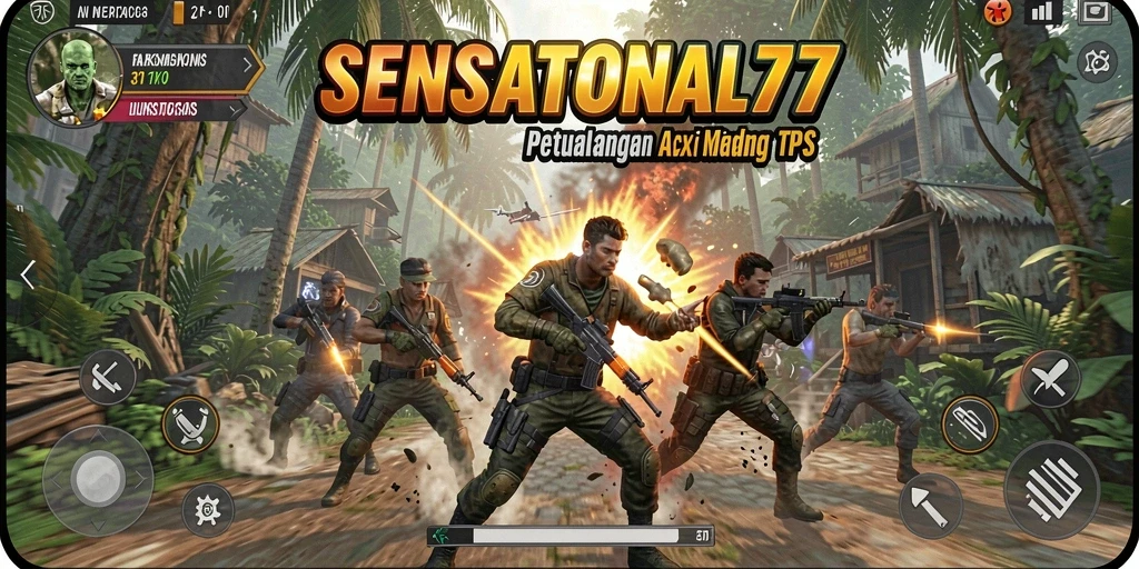 Tampilan menarik dari gameplay TPS di SENSATIONAL77.