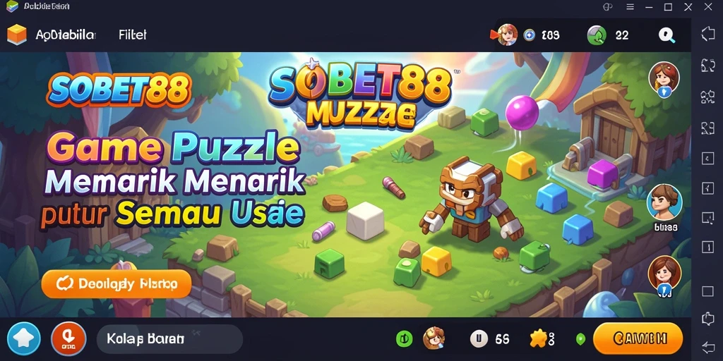 Screenshot menampilkan gameplay seru dari SOBET88 yang penuh teka-teki.