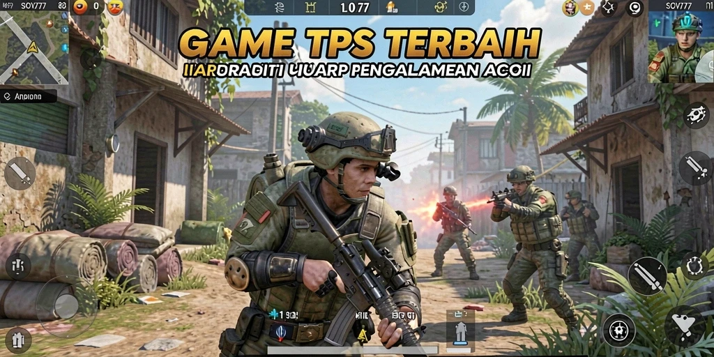 Screenshot SOV777 menampilkan aksi seru gameplay TPS.